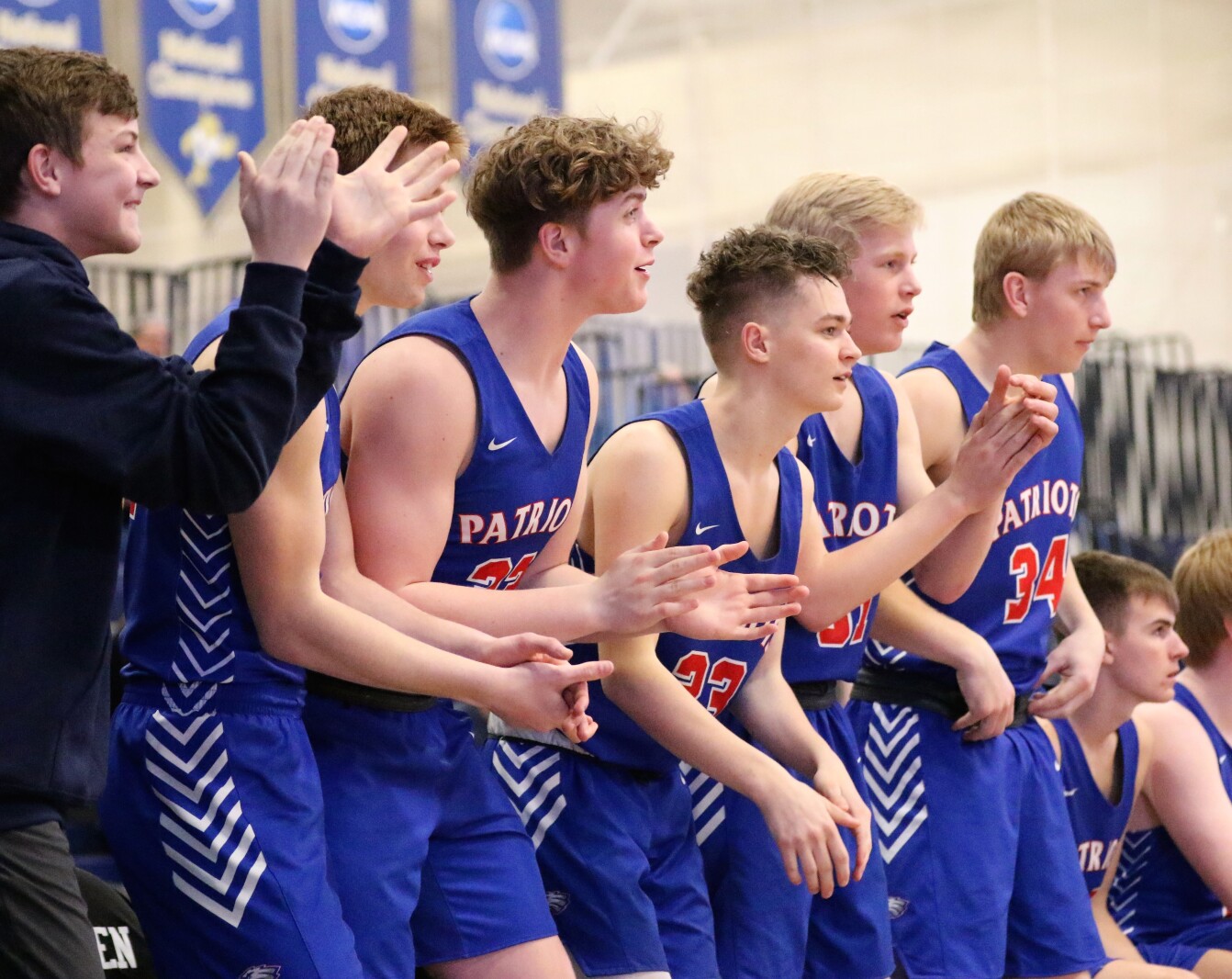 Pequot Lakes vs Minnehaha Redhawks in the Class 2A State Tournament Wednesday, March 23, 2022, at Concordia University in St. Paul.