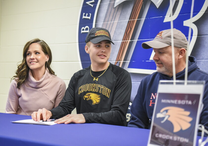 Marc Bloomquist 5 Bemidji High School athletes sign with college programs across the ...