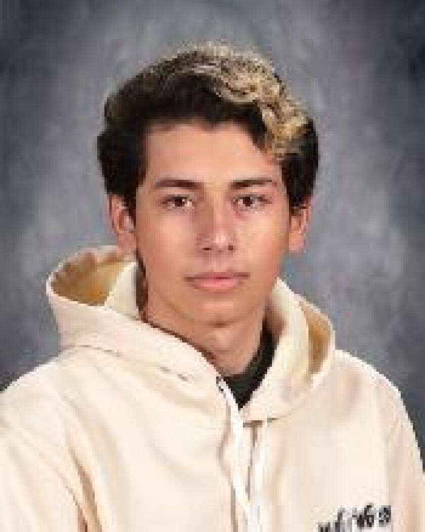 Photo of Jeremiah Bustos, November 2022 student of the month at Area Learning Center in Willmar.