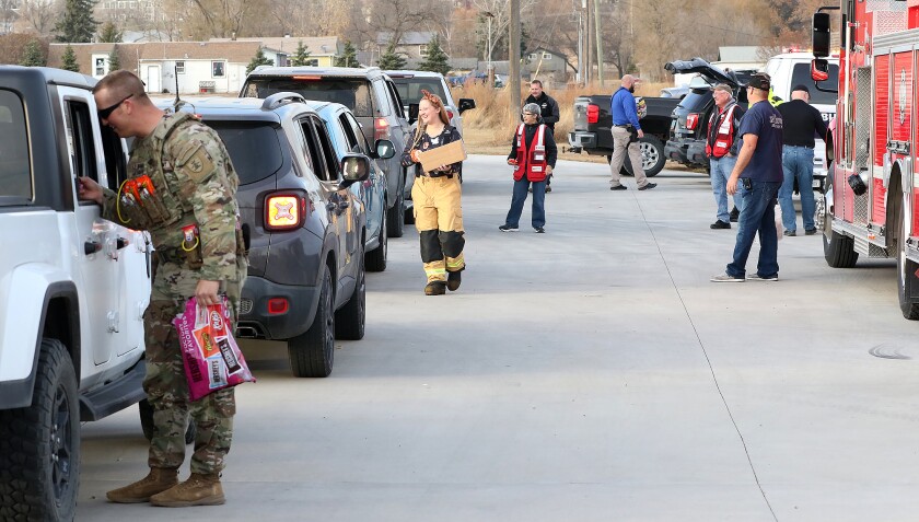 halloween first responders handing out candy 103122.jpg