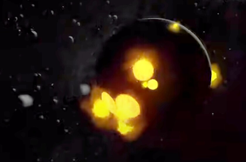Lunar impact