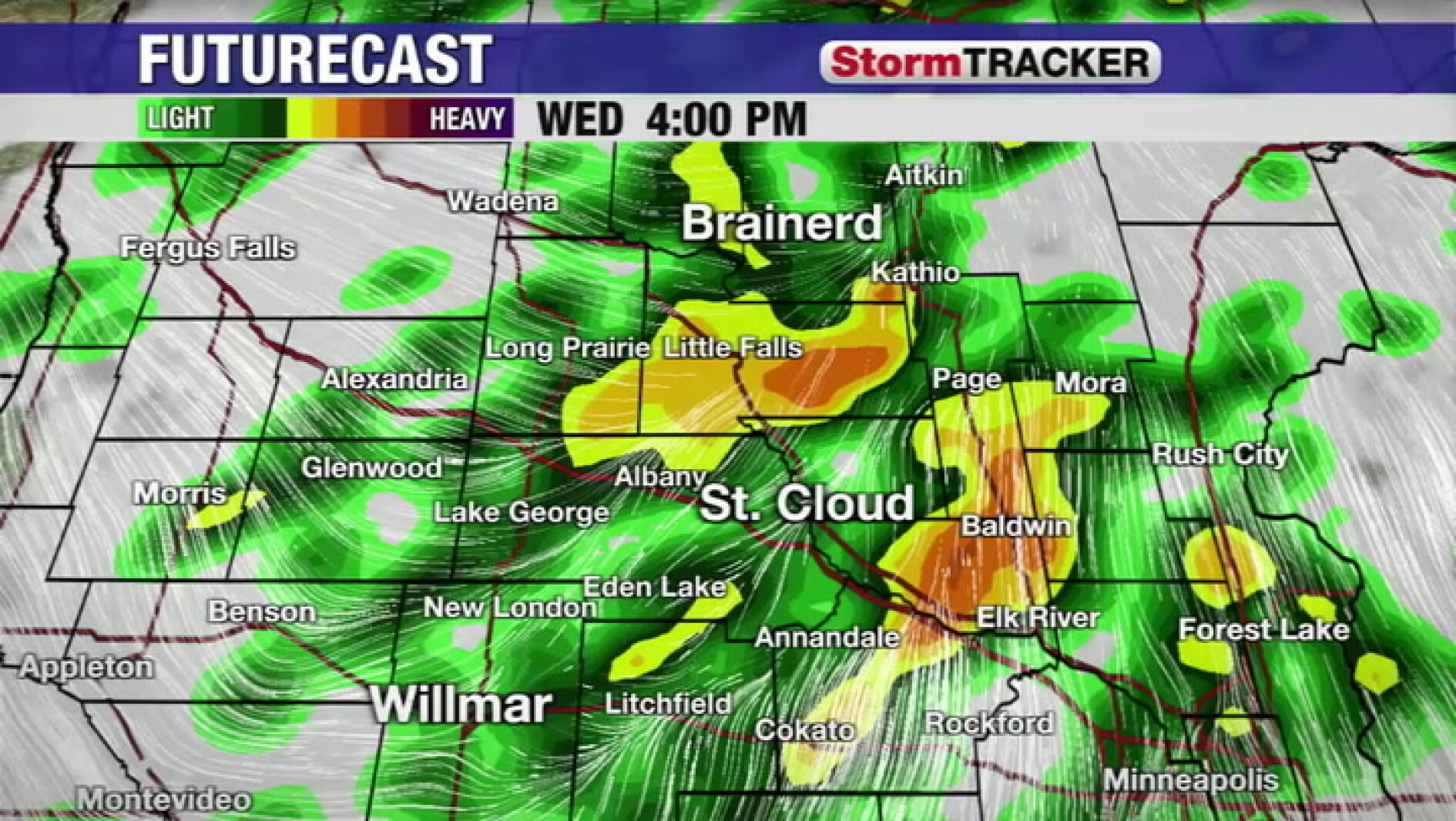 Tracking todays storm chances - West Central Tribune | News, weather ...