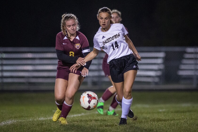Stewartville, Caledonia girls soccer