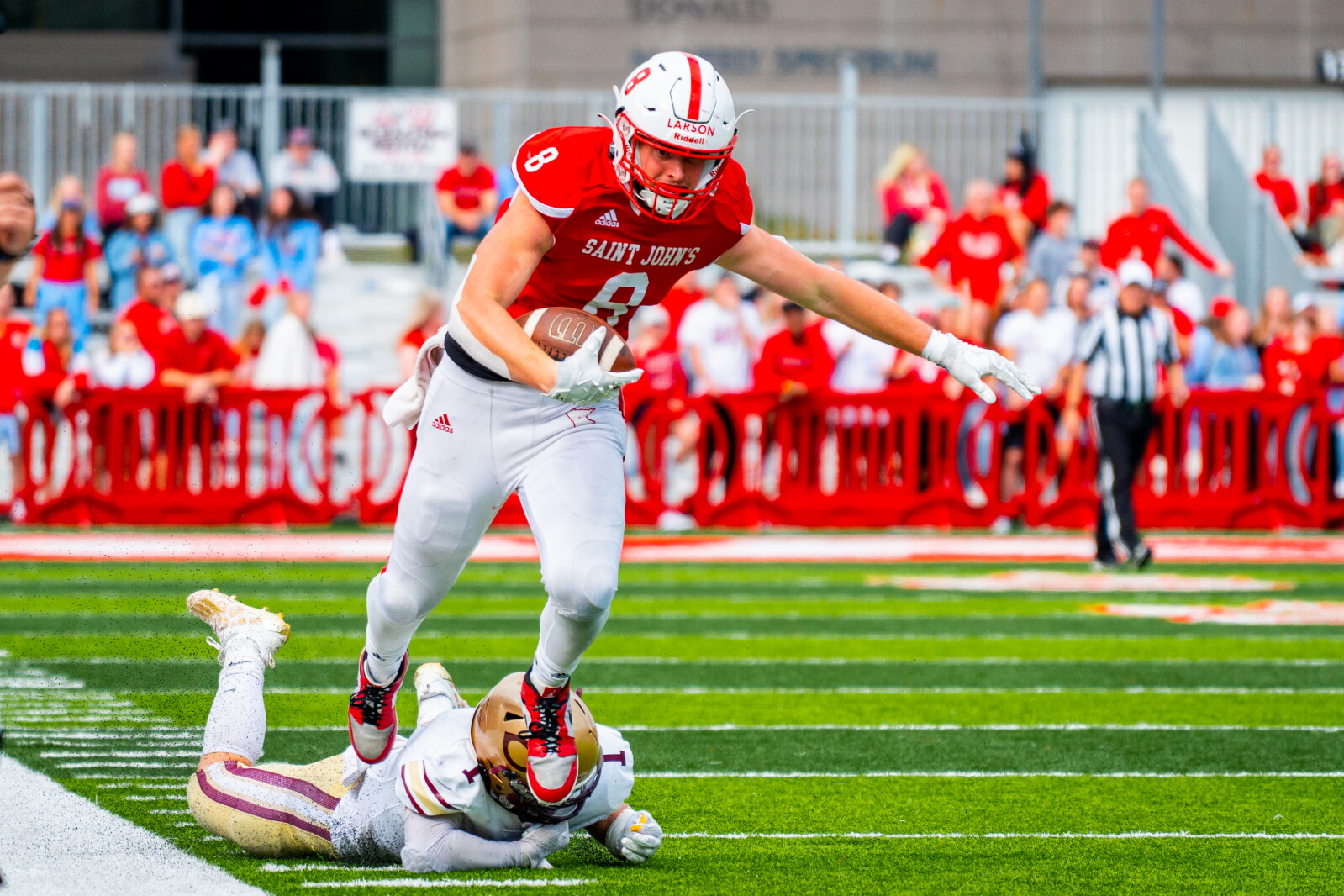 St. John's tight end Alex Larson garnering NFL interest heading into ...