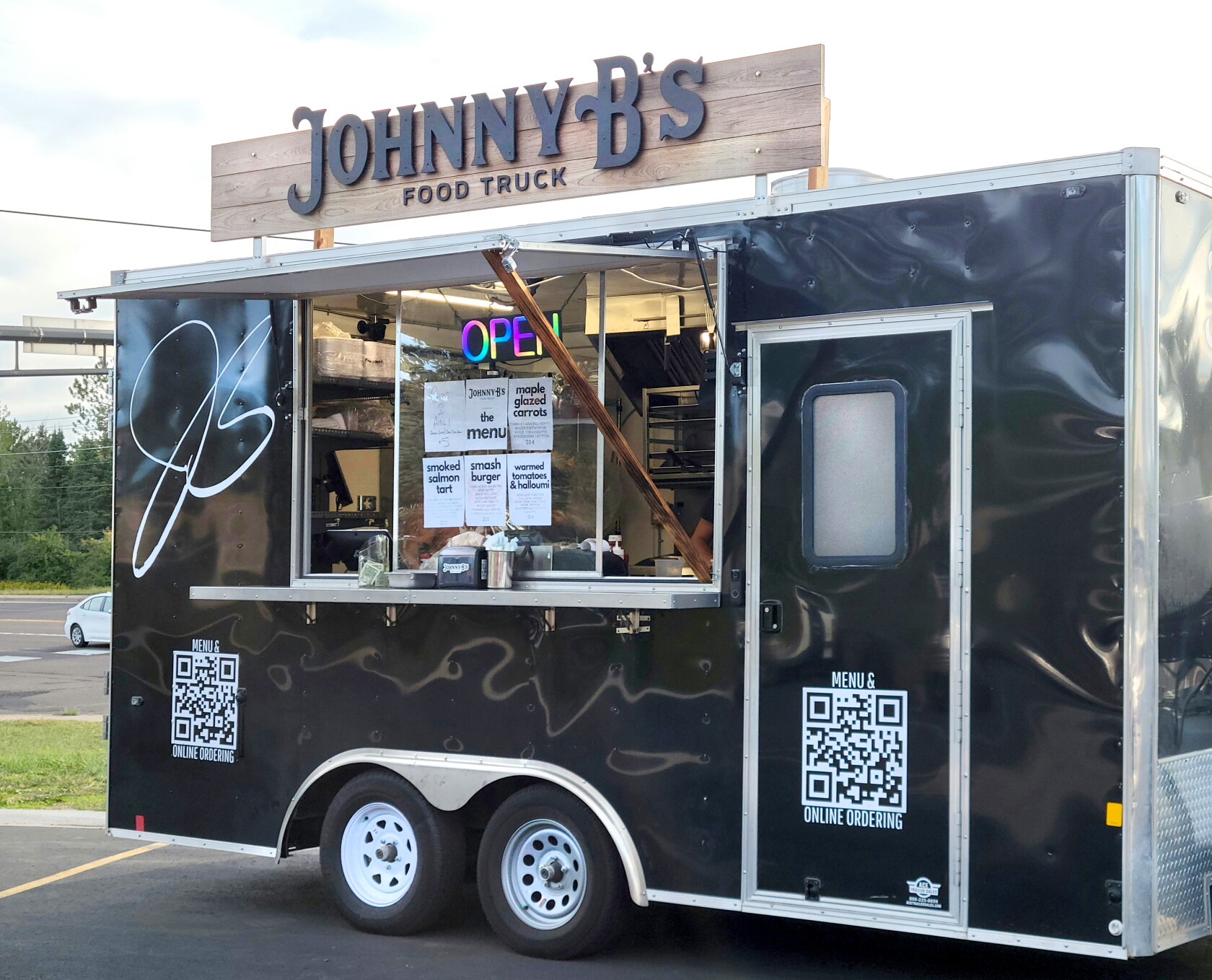 Johnny Food Food review: Johnny B's Salmon Tart a feast for eyes, taste buds ...