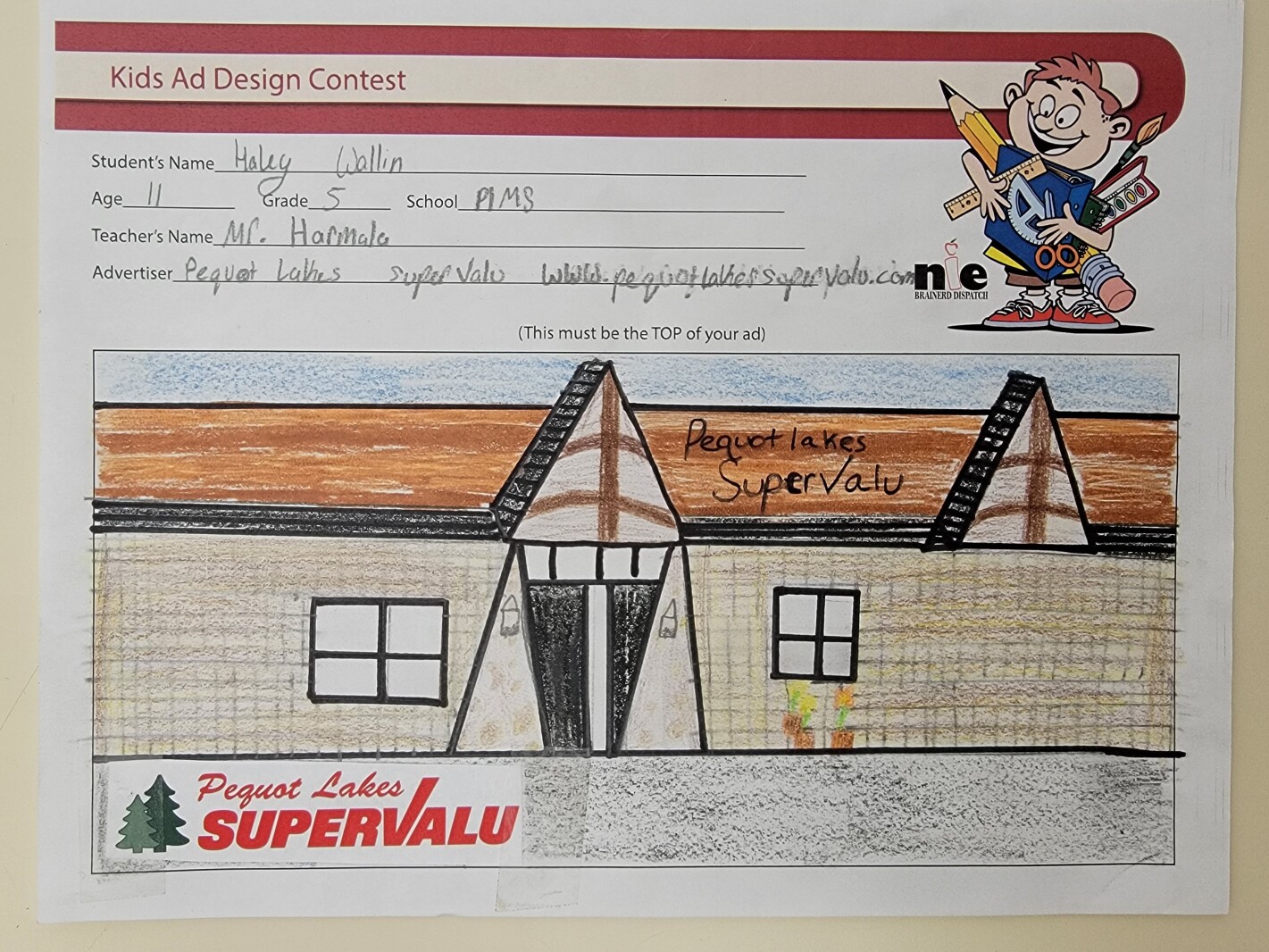 Pequot Lakes Middle School - Mr. Harmala's 5th Grade Class