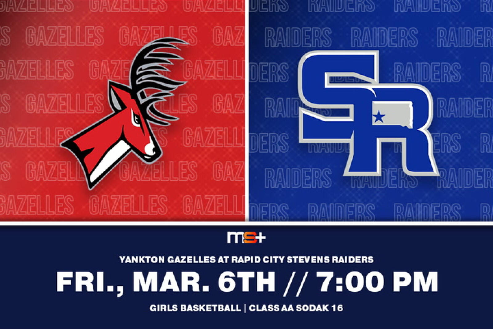 Yankton at Rapid City Stevens | Girls Basketball | Class AA SoDak 16 ...