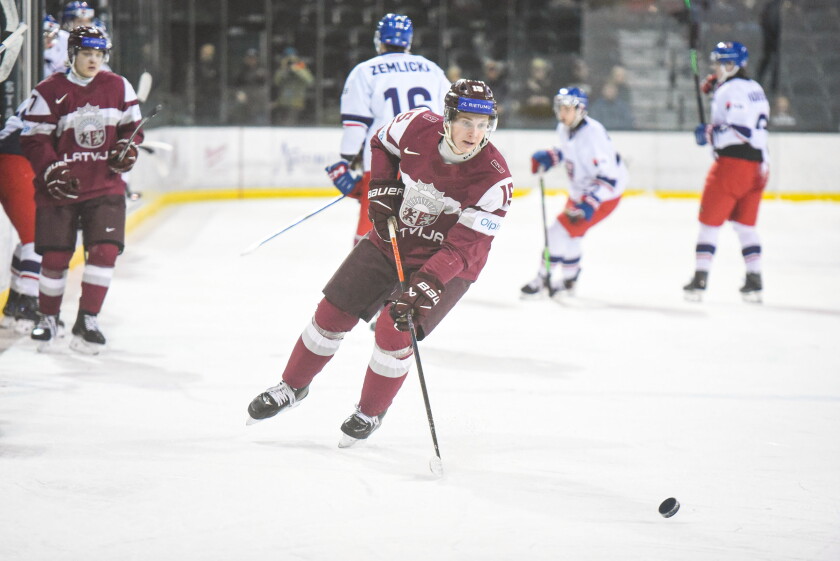 World Juniors Latvia Darels Uljanskis