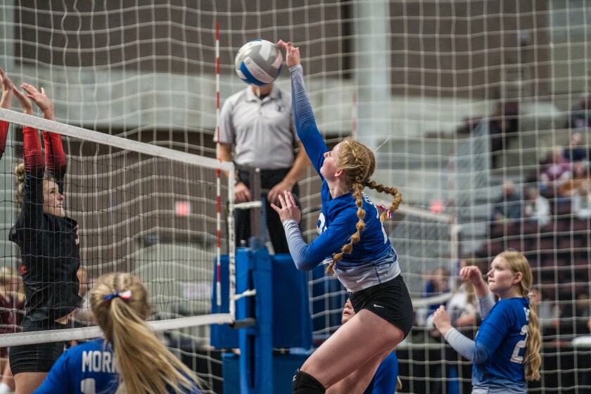 Section 1A, 1AA girls volleyball semifinals