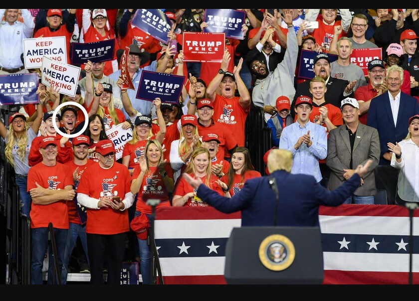 Trump Rallies Collage CLC student gets VIP treatment at Trump rally in Target Center ...