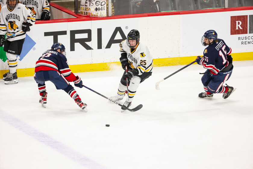 Warroad keeps perfect season alive in 4-3 double overtime victory over ...