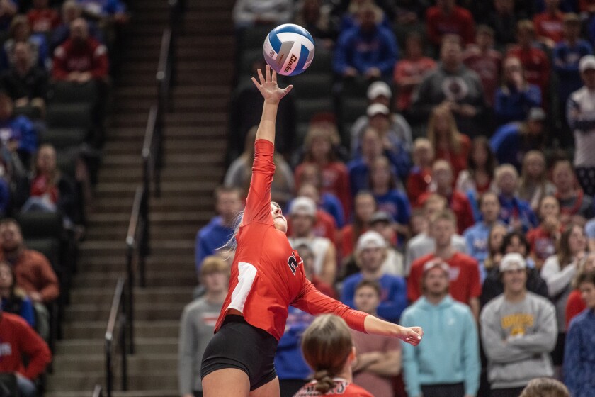 Cannon Falls, Pequot Lakes Class AA Championship volleyball