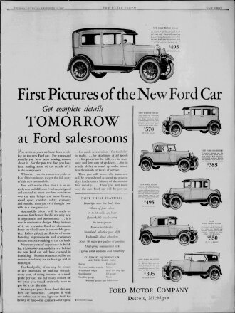 a historical newspaper clipping