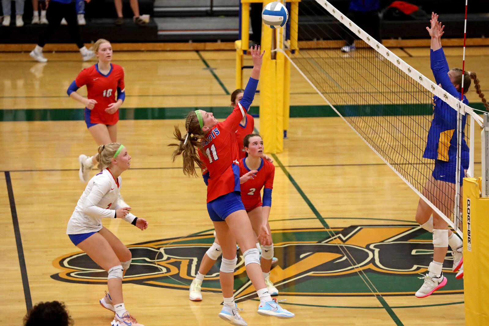 Pequot Lakes vs Wadena-Deer Creek Volleyball on Thursday, Nov. 3, 2022, in Sauk Rapids.