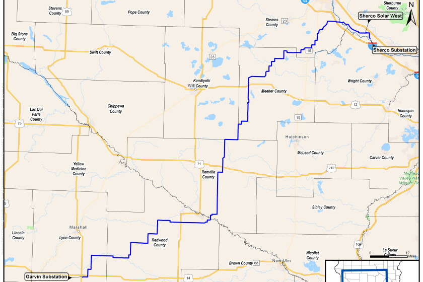 Minnesota Line Map PUC approves Minnesota Energy Connection transmission line project ...