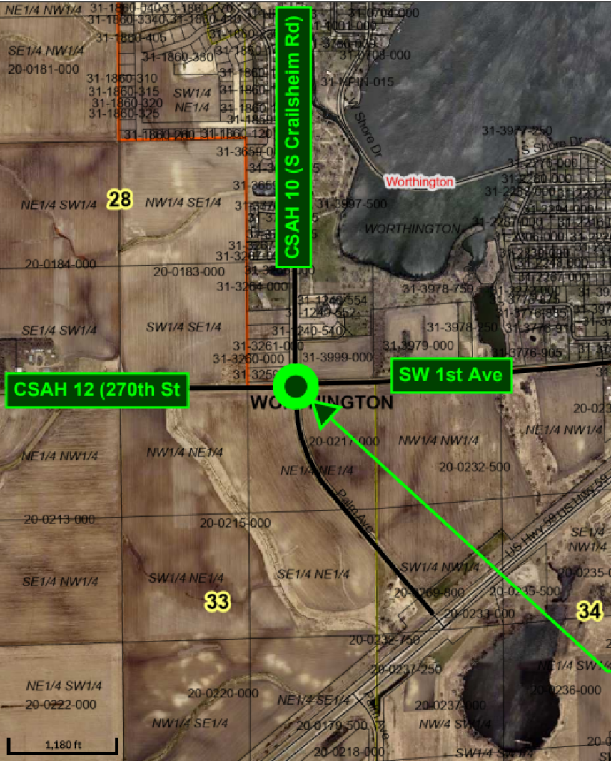 Csah Nobles County considers single-lane roundabout at CSAH 10, 12 ...