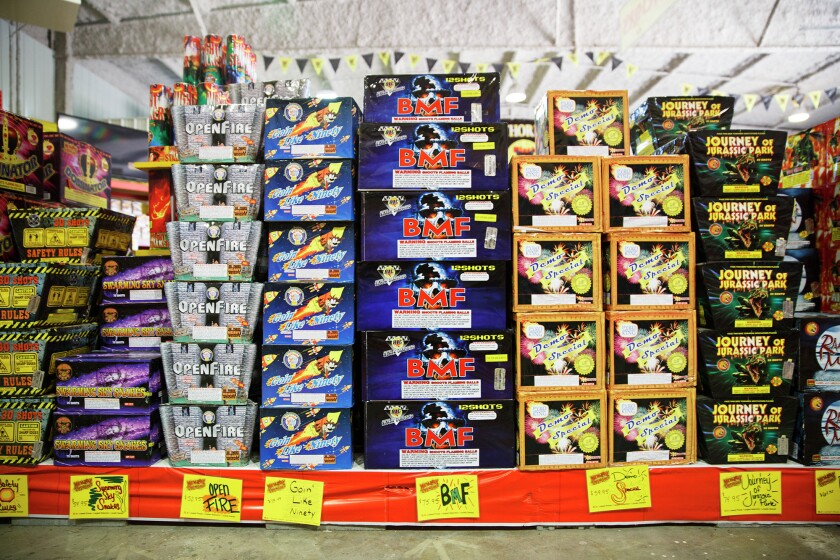 For Grand Forks fireworks sellers, lots of sales in a short time make