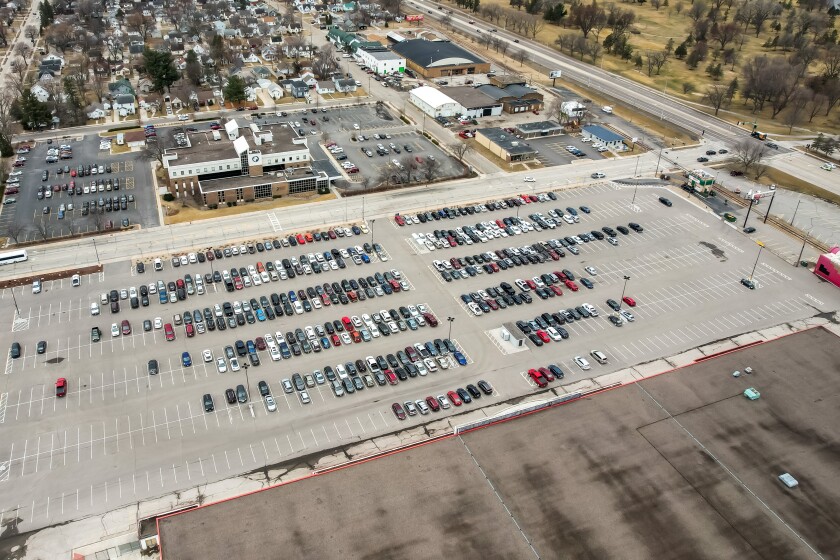 Drone - Kmart parking