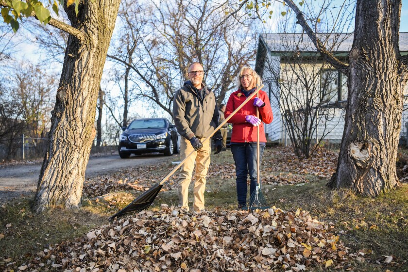 Volunteers rake 40 yards during 25th Annual Senior Community Clean-Up ...