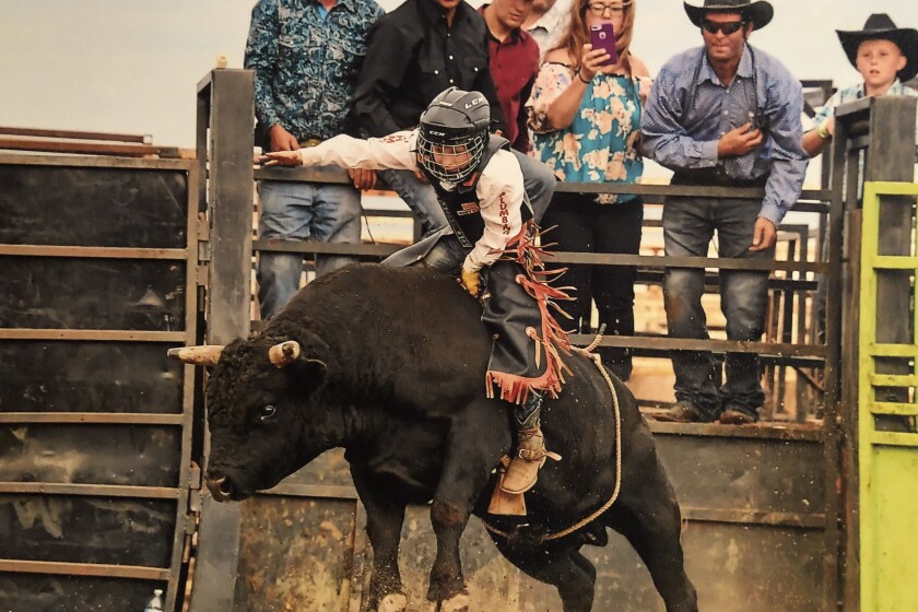 New London boy will compete in international mini-bull riding ...