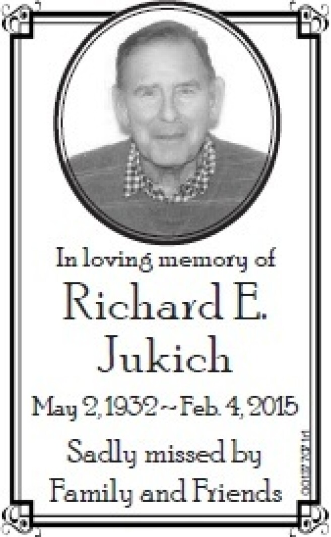 Remembering Richard Jukich Duluth News Tribune News, weather, and