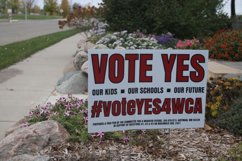 Vote Yes campaign sign in Barrett, Minn.jpg