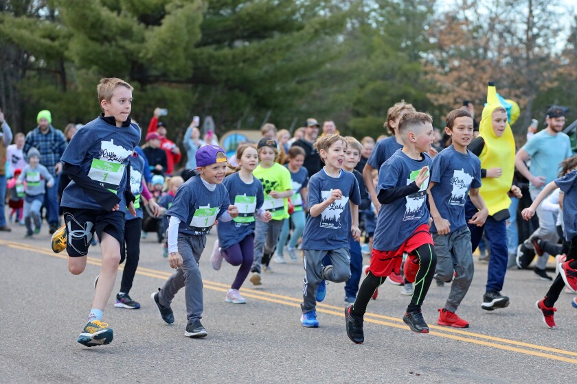 Brainerd Jaycees Run for the Lakes Kids 1K on Friday, April 28, in Nisswa.