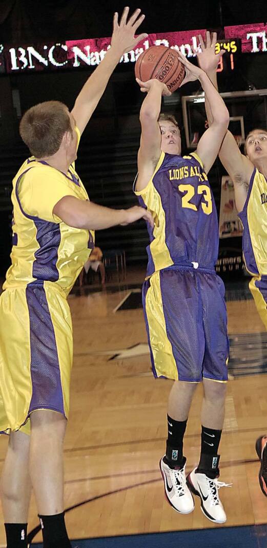 North Dakota Lions AllStar basketball 'B' boys dominate Game 1
