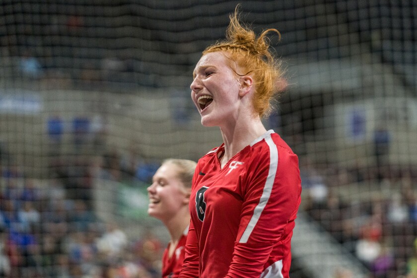 Section 1A, 1AA girls volleyball semifinals