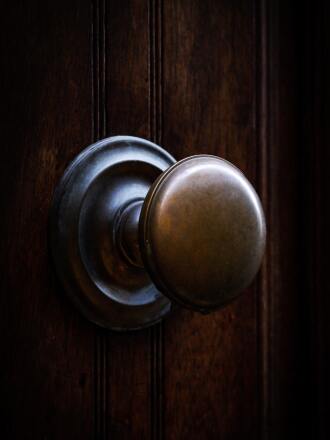 Doorknobs can be difficult to turn for those with arthritis or weakened muscles in their hands. Replacing them with levers can help allow seniors to age in place.