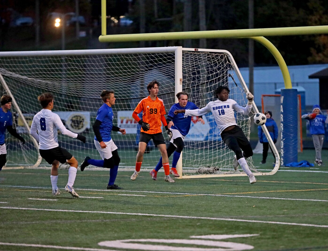 Brainerd boys soccer vs Rogers