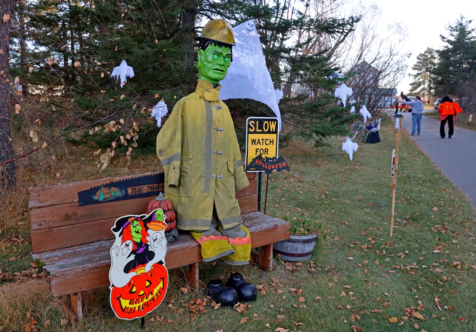 Nisswa Fire Department Haunted Barn and Hayrides on Saturday, Oct. 30, 2022, in Nisswa.