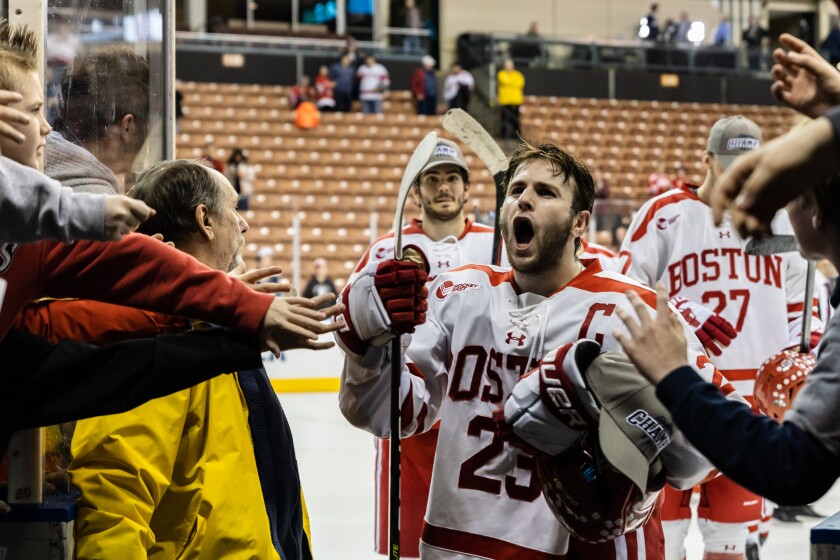 Boston University holds off Cornell to earn Frozen Four trip - The Rink  Live