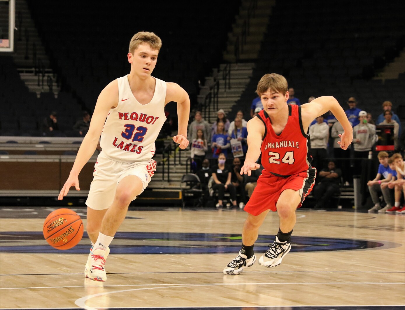 Pequot Lakes vs Annandale Class 2A State Quarterfinals Tuesday, March 22, 2022, at Target Center.