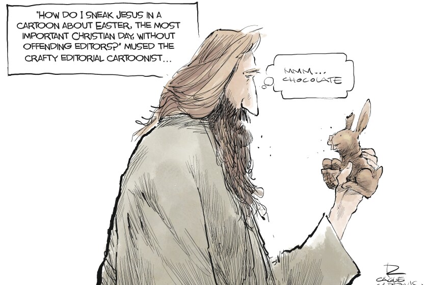 Editorial cartoon for Easter Sunday, March 31, 2024 - Duluth News Tribune | News, weather, and sports from Duluth, Minnesota