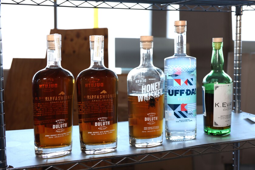 Cocktail bottles