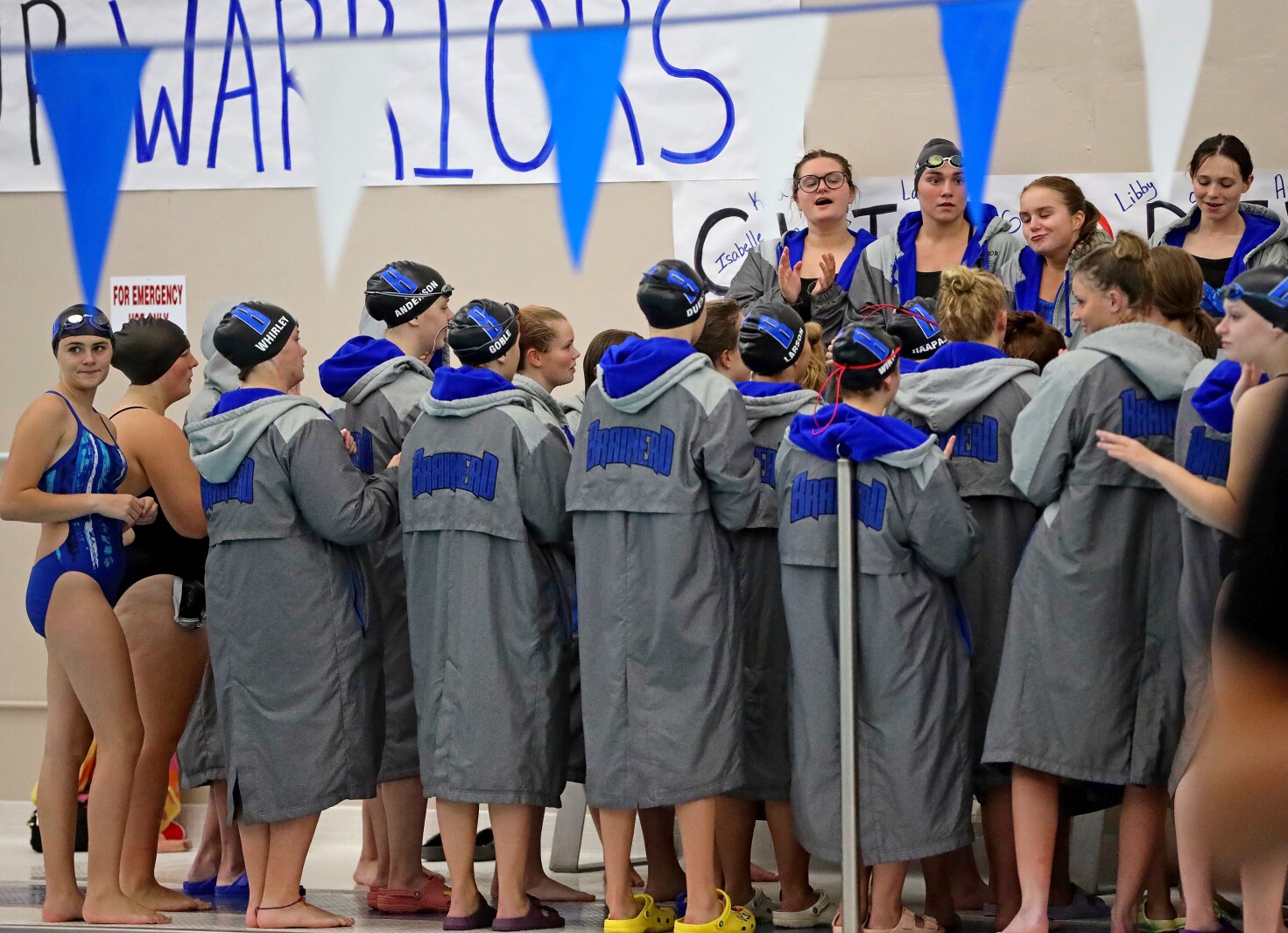 Brainerd girls swimming vs St. Cloud Tech on Thursday, Sept. 15, 2022, at Brainerd.