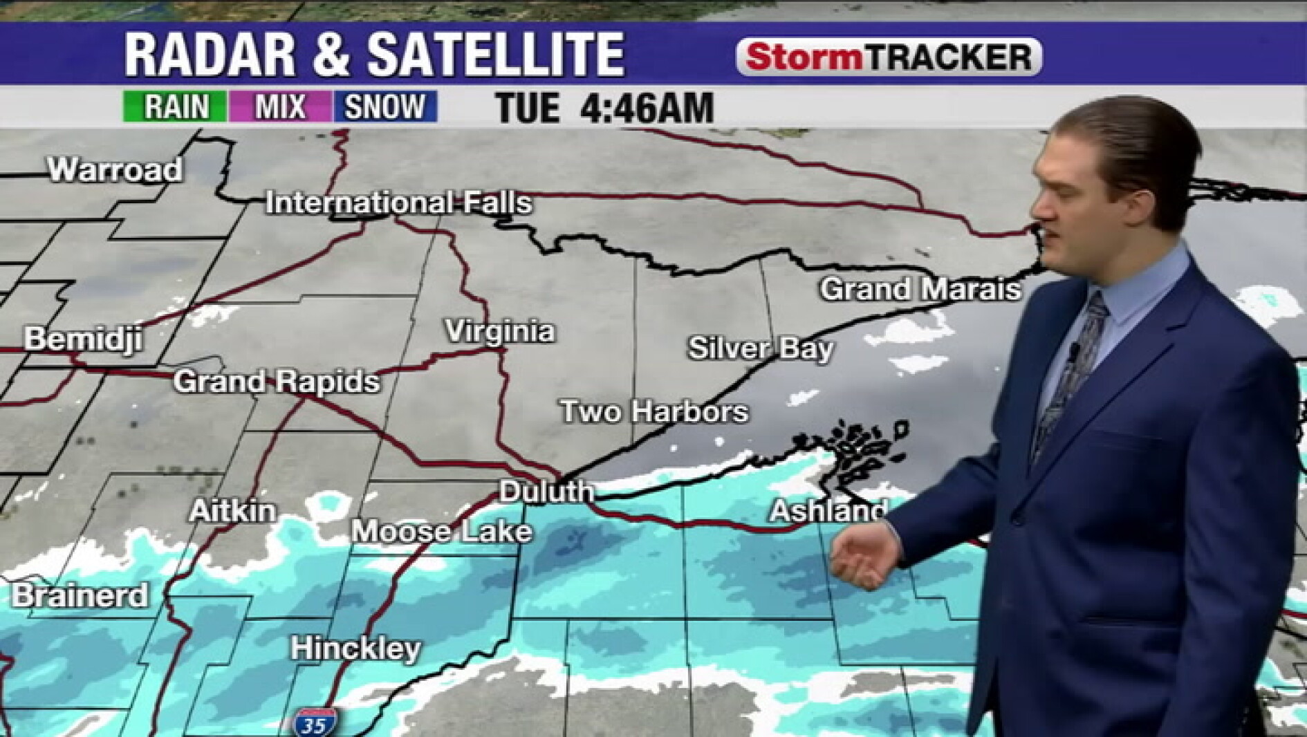 Snow slides across northern Minnesota this morning - Superior Telegram ...
