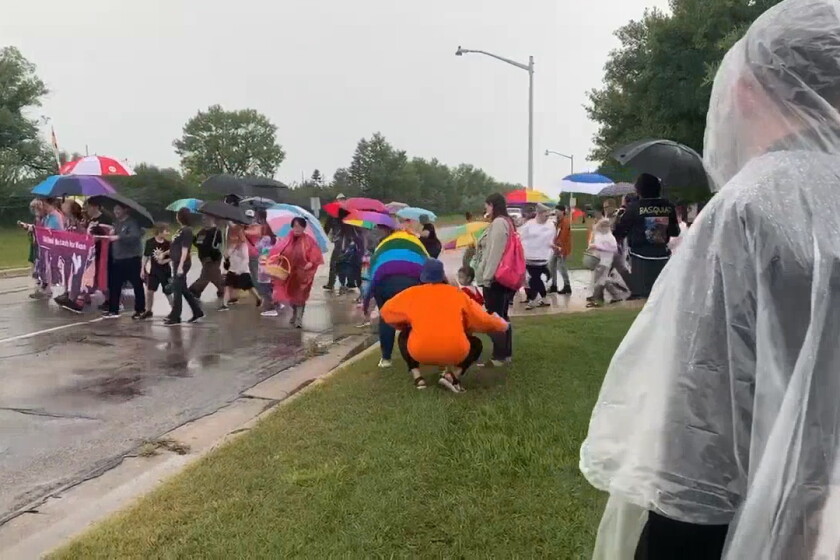 Parade Getting Rained On Pride Parade presses on through relentless rain - InForum | Fargo ...