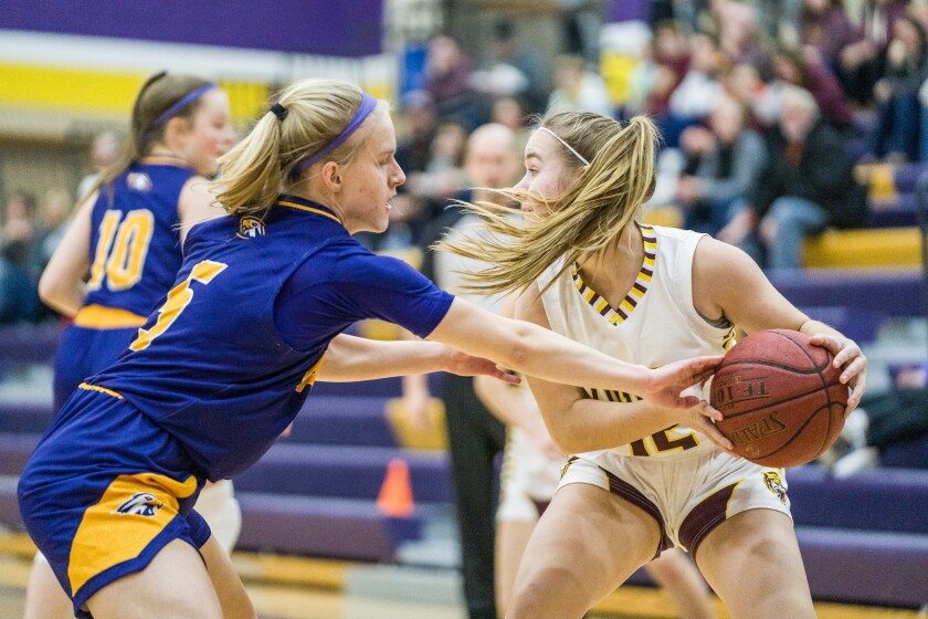 Lourdes, Stewartville girls basketball