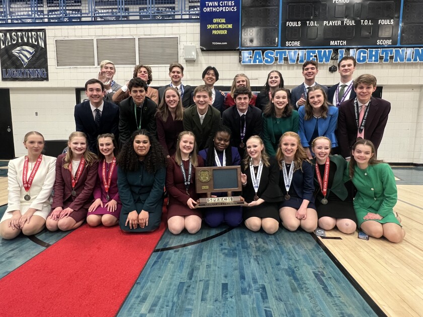 Moorhead High School Speech Team claimed their seventh consecutive Minnesota State High School League Class AA State Team Championship at the State Speech Tournament on April 28-29, 2023.jpeg