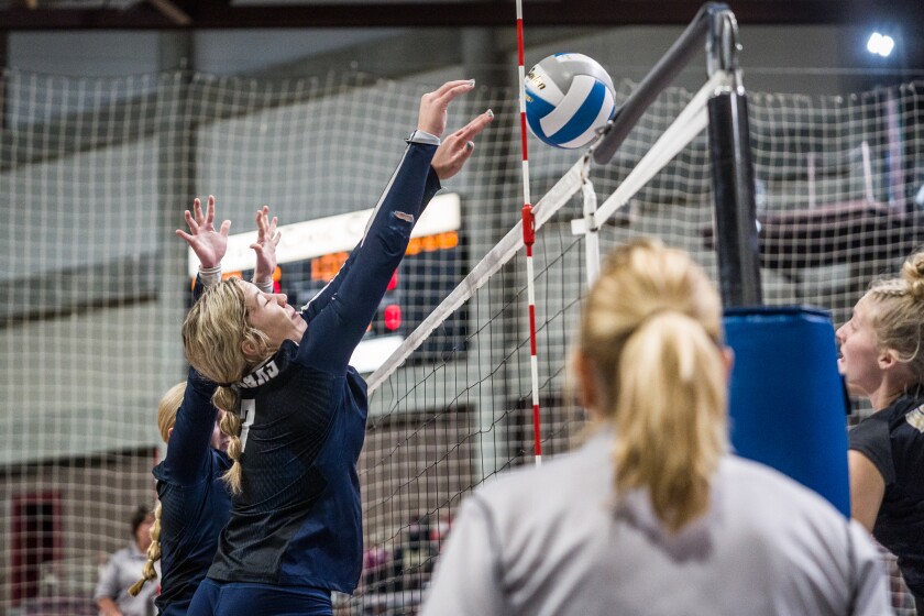 Section 1A, 1AA girls volleyball semifinals