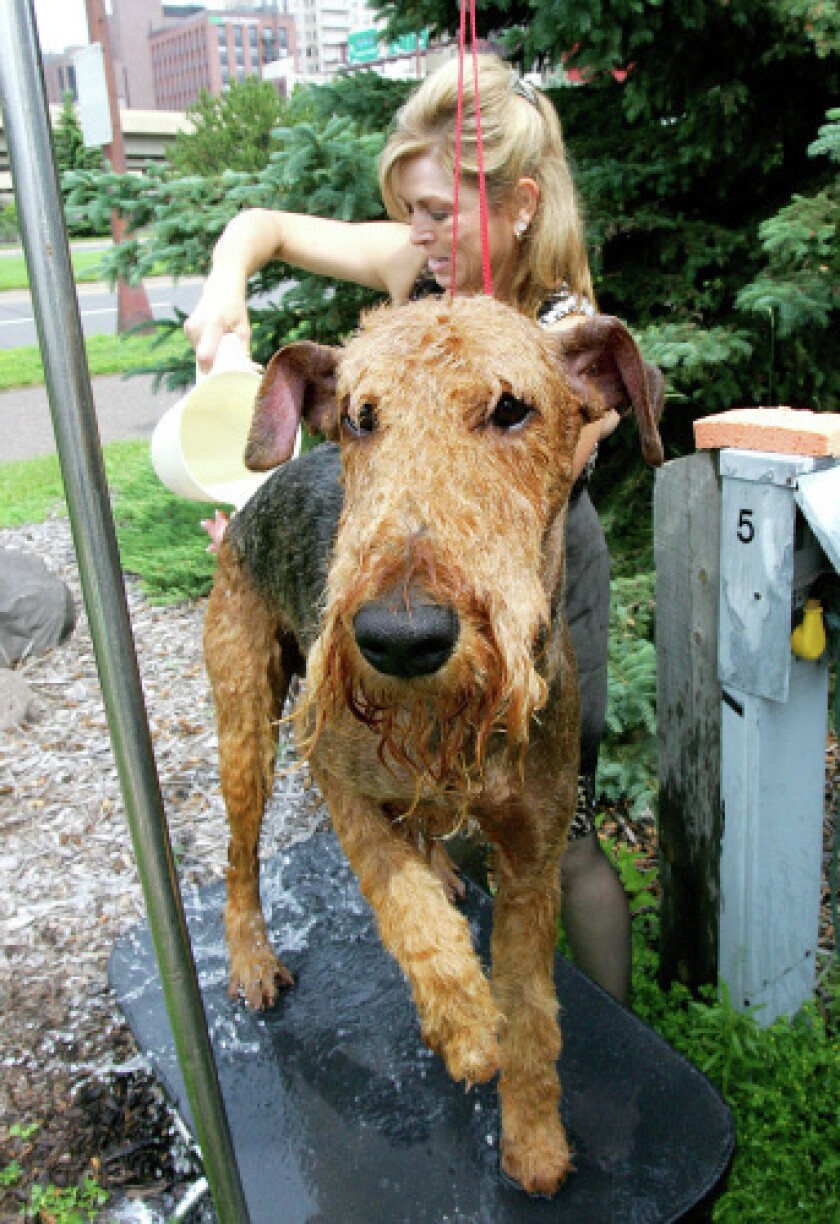 After-show shower