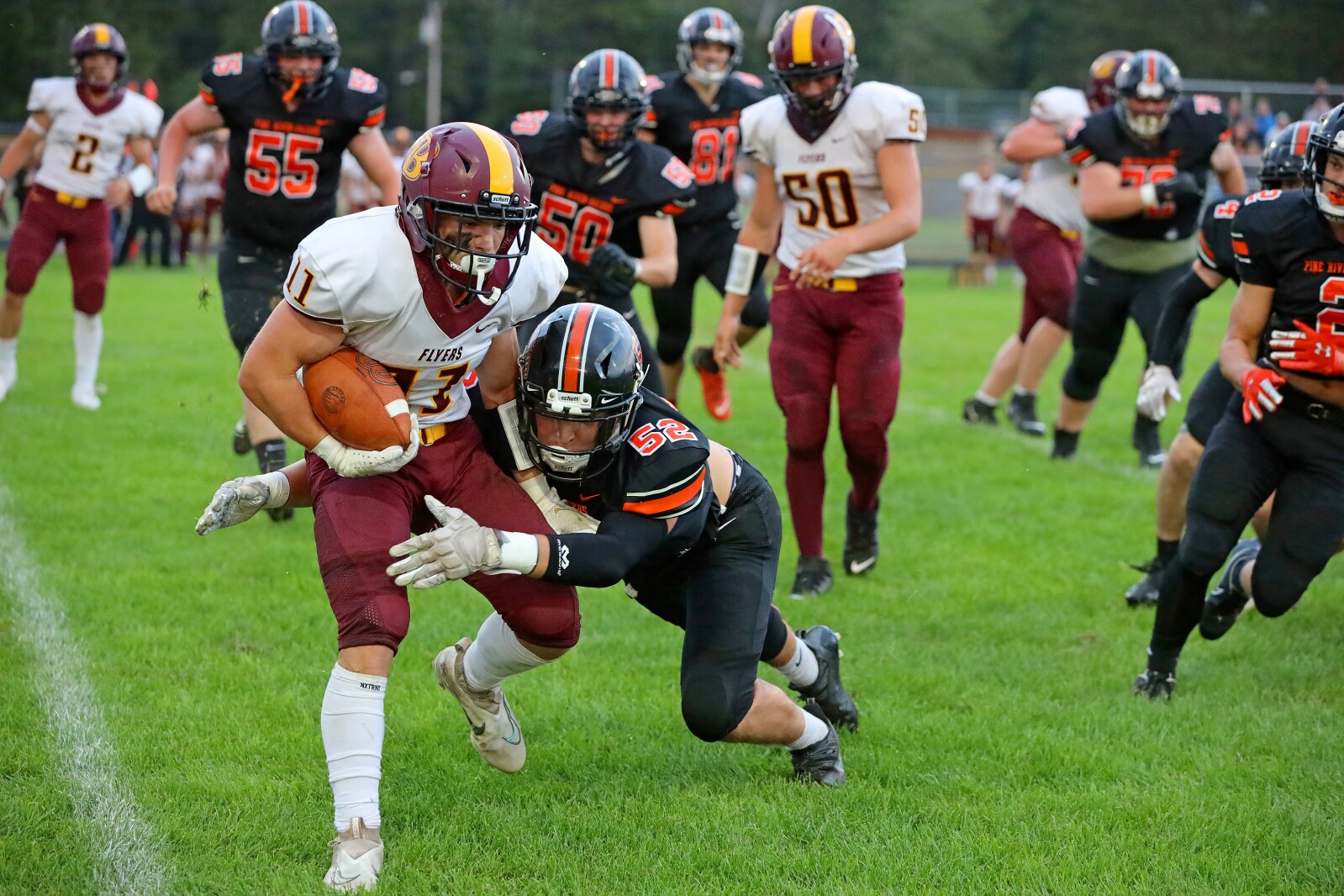 PRB football vs Bagley