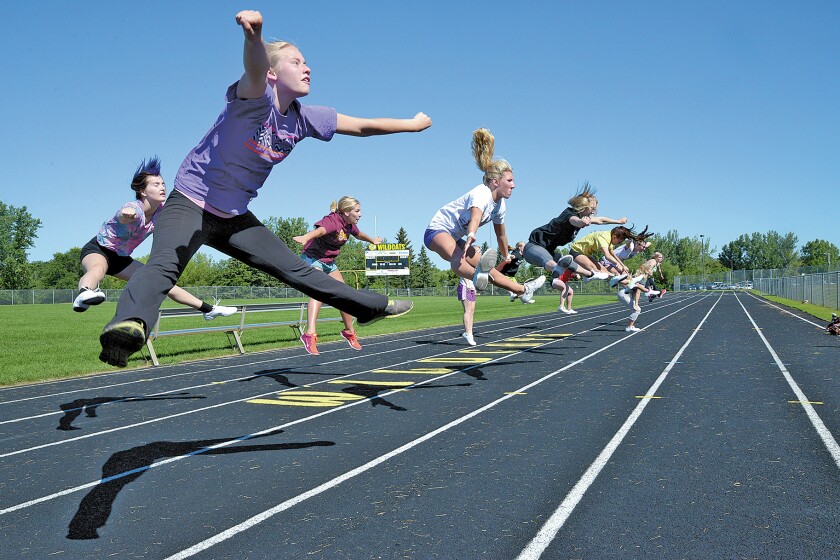 NLS cheer practice