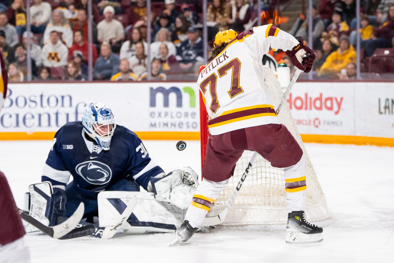 Early game, early goals as Gophers stay hot in win over Penn State ...