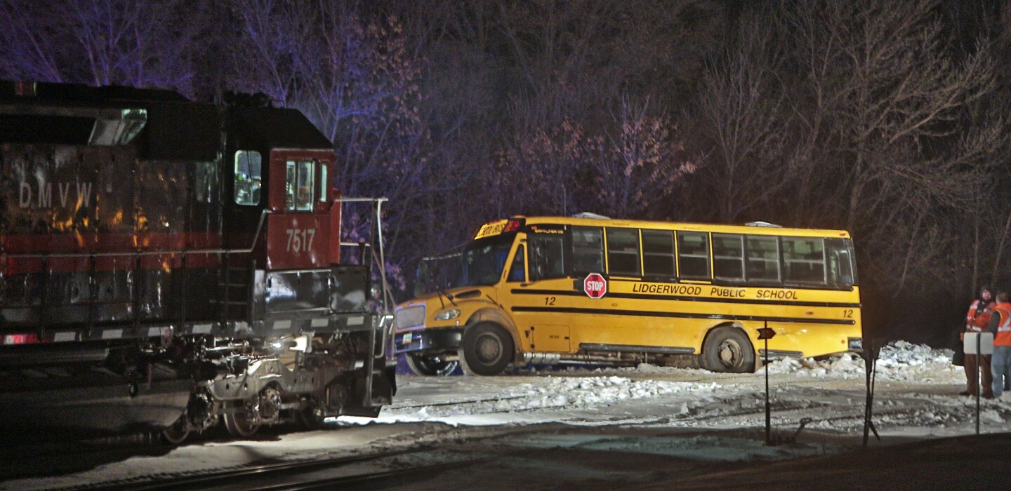 School bus hit by train in Richland County; 4 students taken to ...