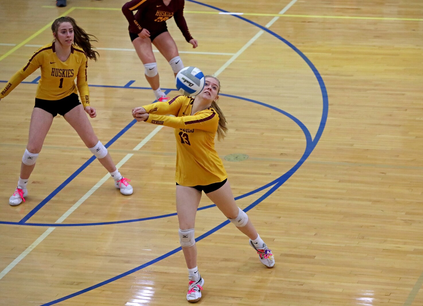 Wadena-Deer Creek vs Pillager volleyball on Thursday, Oct. 27, 2022, in Wadena.