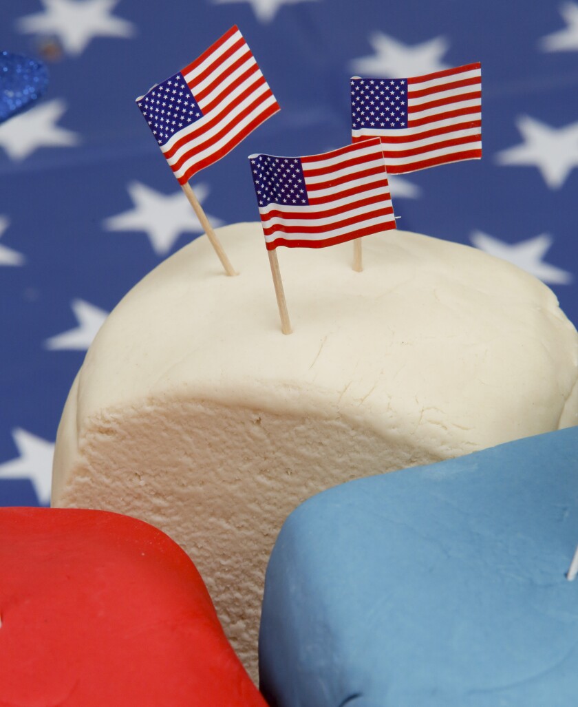 Home-made clay for Independence Day. Michael Vosburg / Forum Photo Editor