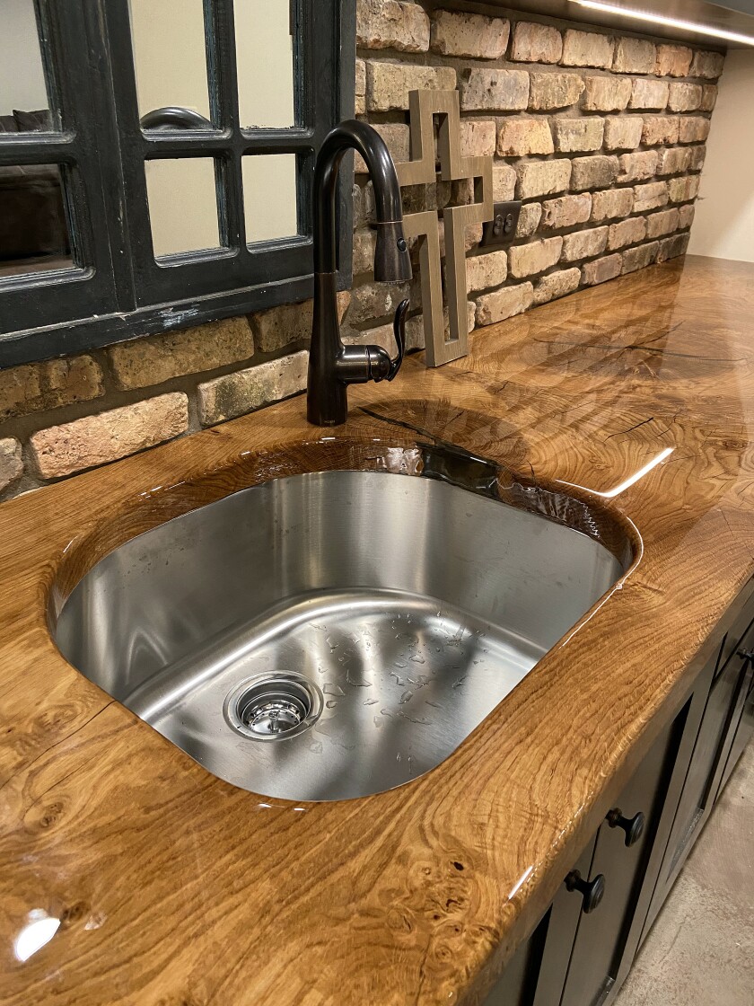Kitchenette counter